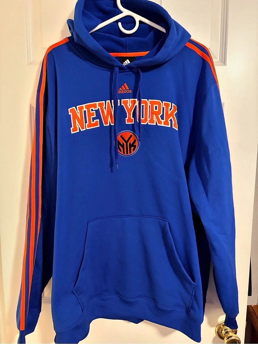 adidas New York Knicks hoodie Blue 2XL Like New